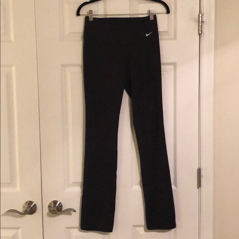 Nike Dry-Fit Pants (straight leg), Black - Size S